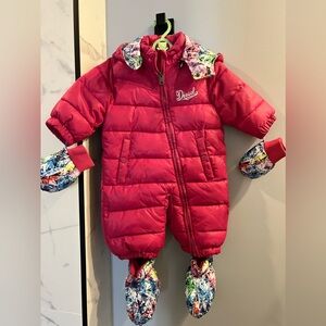 Diesel baby snowsuit 6-9months like new